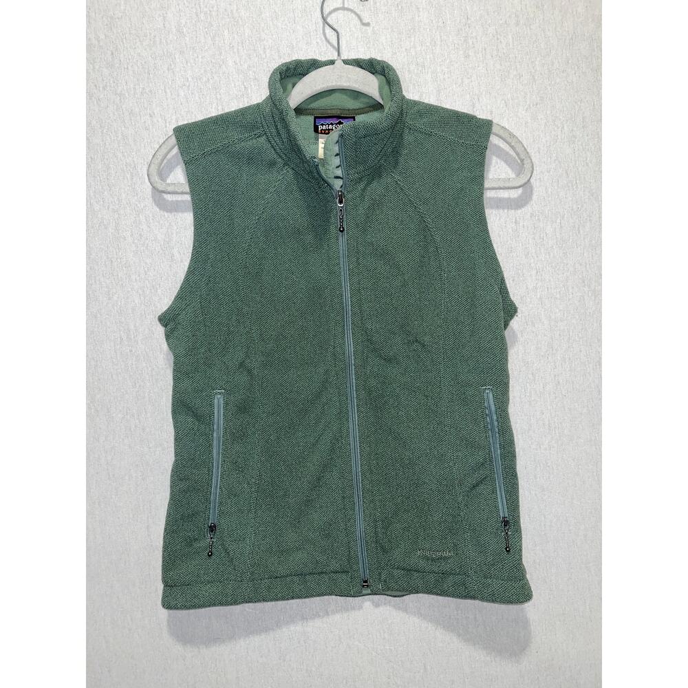 Vintage Patagonia Synchilla Women’s Vest – Dark Sage Green, Size S
